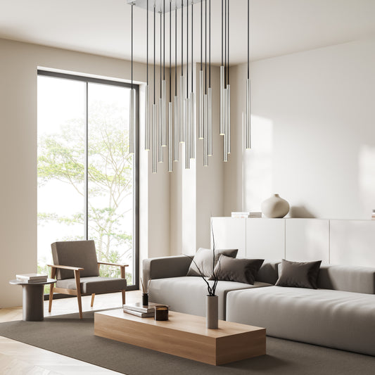 Forest 17 Light Linear Chandelier