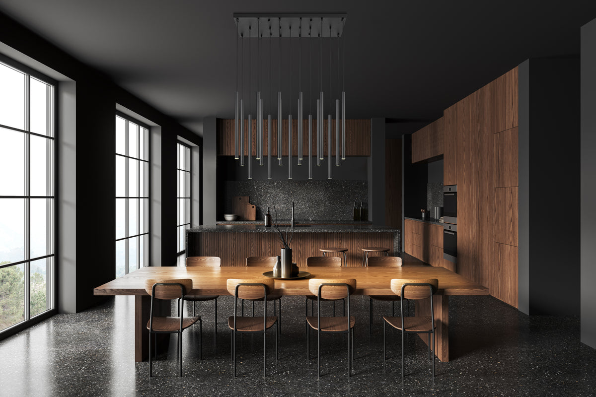 Forest 17 Light Linear Chandelier