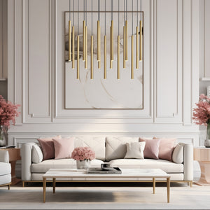 Forest 17 Light Linear Chandelier