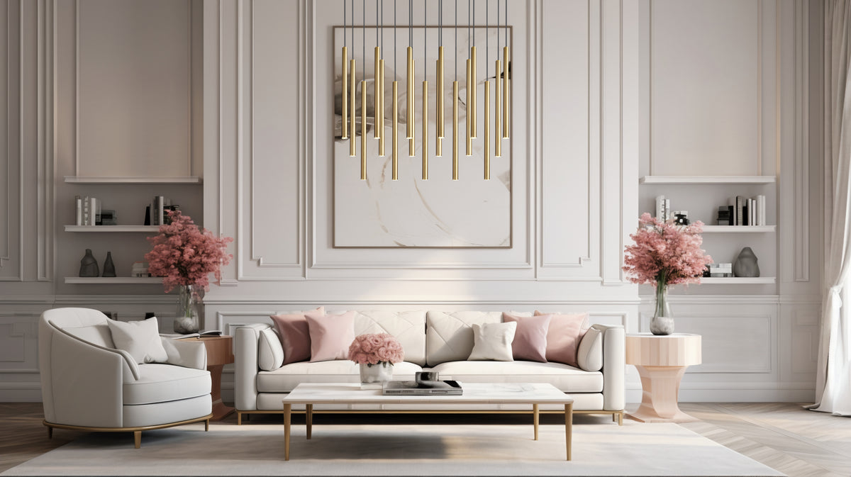 Forest 17 Light Linear Chandelier