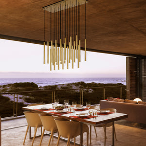 Forest 23 Light Linear Chandelier
