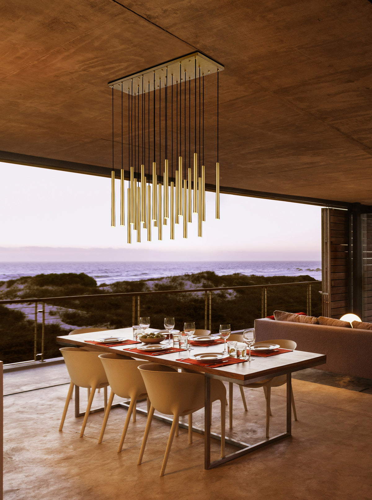Forest 23 Light Linear Chandelier