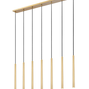 Forest 7 Light Linear Chandelier