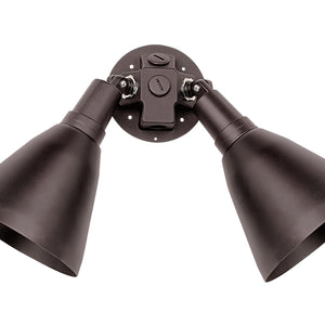 Spots 2-Light Outdoor Wall Mount