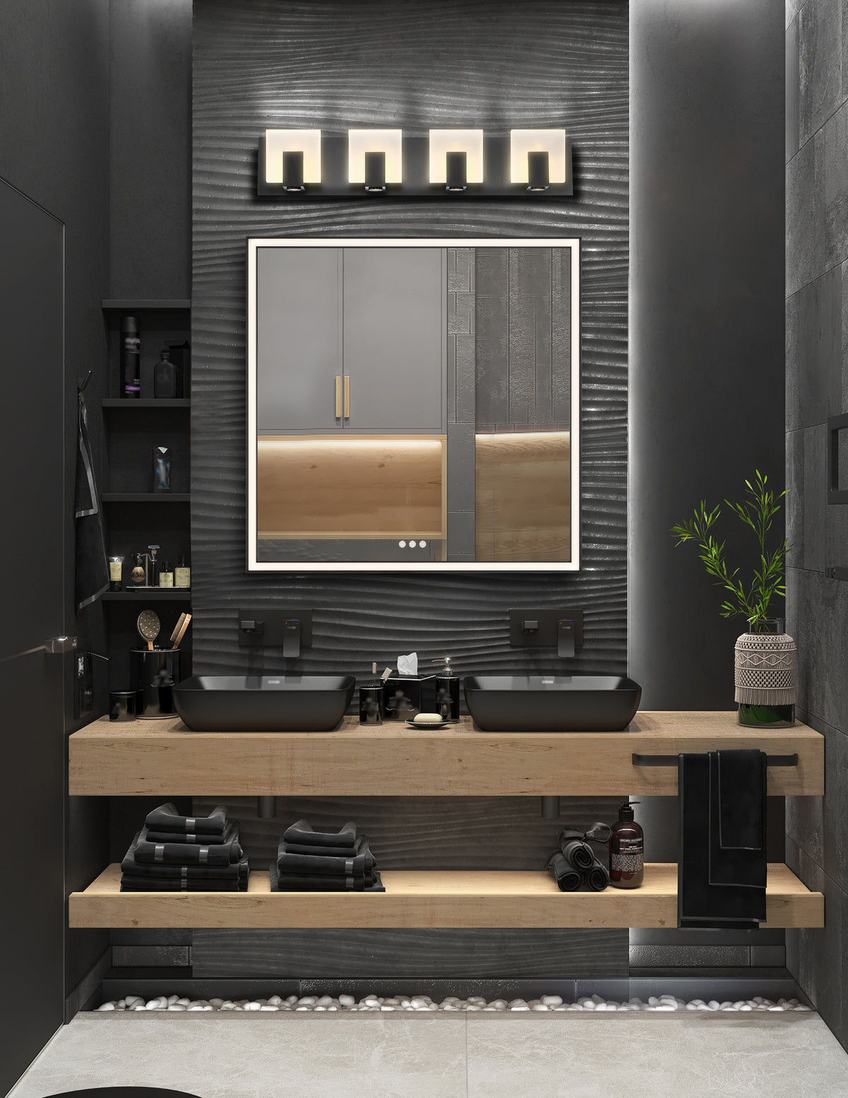 Canmore 4-Light 27" Integrated LED Vanity