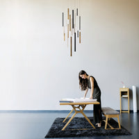 Santana 18-Light 24" Integrated LED Multi Drop Chandelier