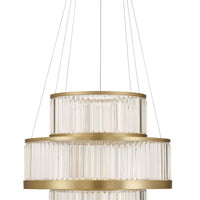 Empra 3-Tiers 3-Light 35" Integrated LED Grand Chandelier