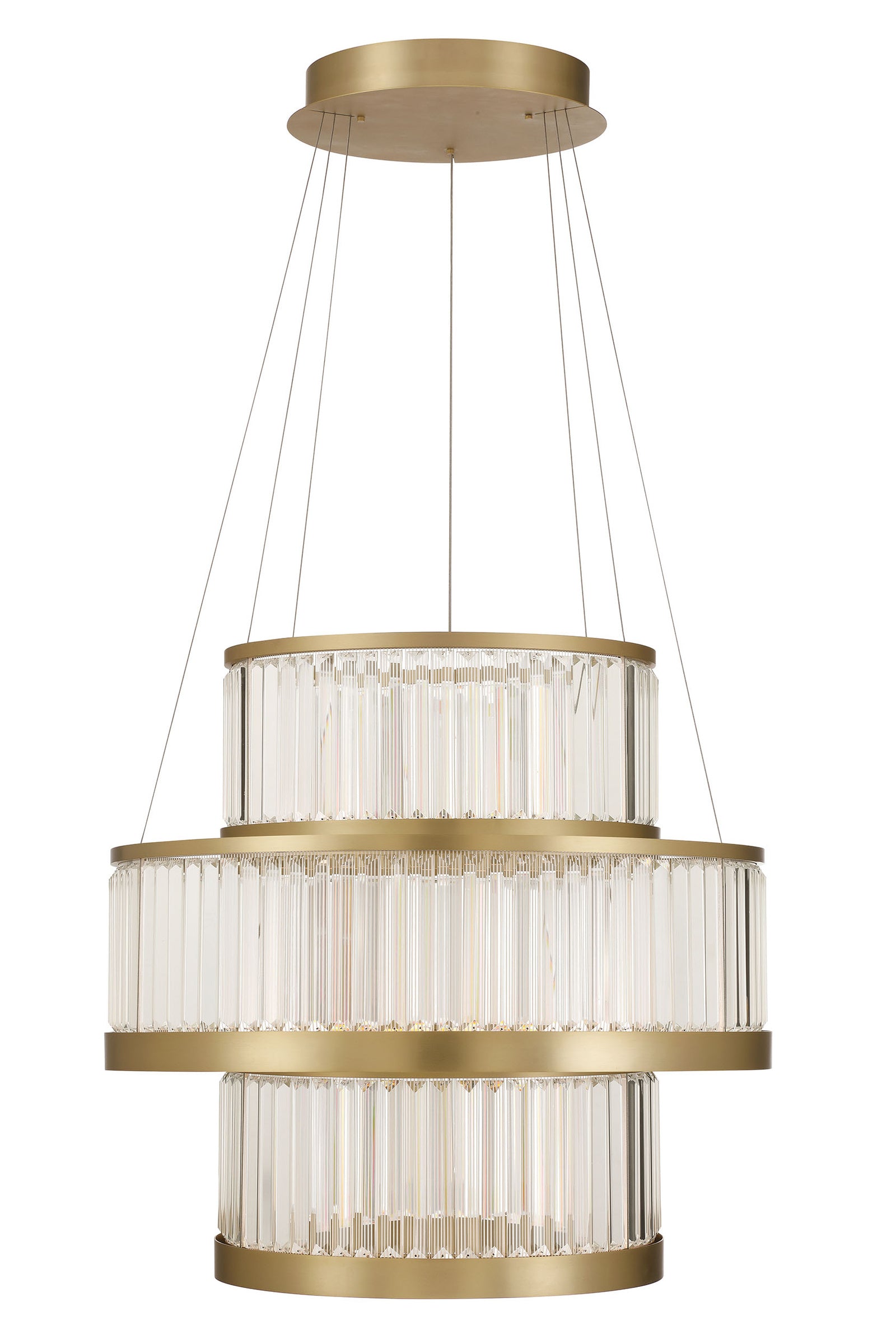 Empra 3-Tiers 3-Light 35" Integrated LED Grand Chandelier