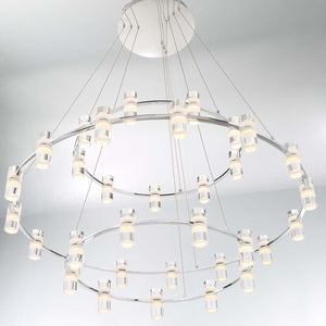 Netto 3-Tiers 33-Light 41" Integrated LED Grand Chandelier