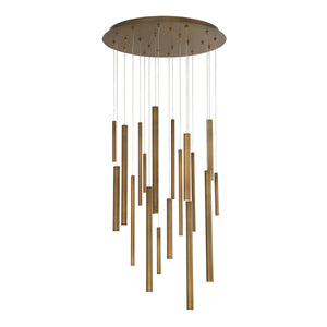 Santana 18-Light 24" Integrated LED Multi Drop Chandelier