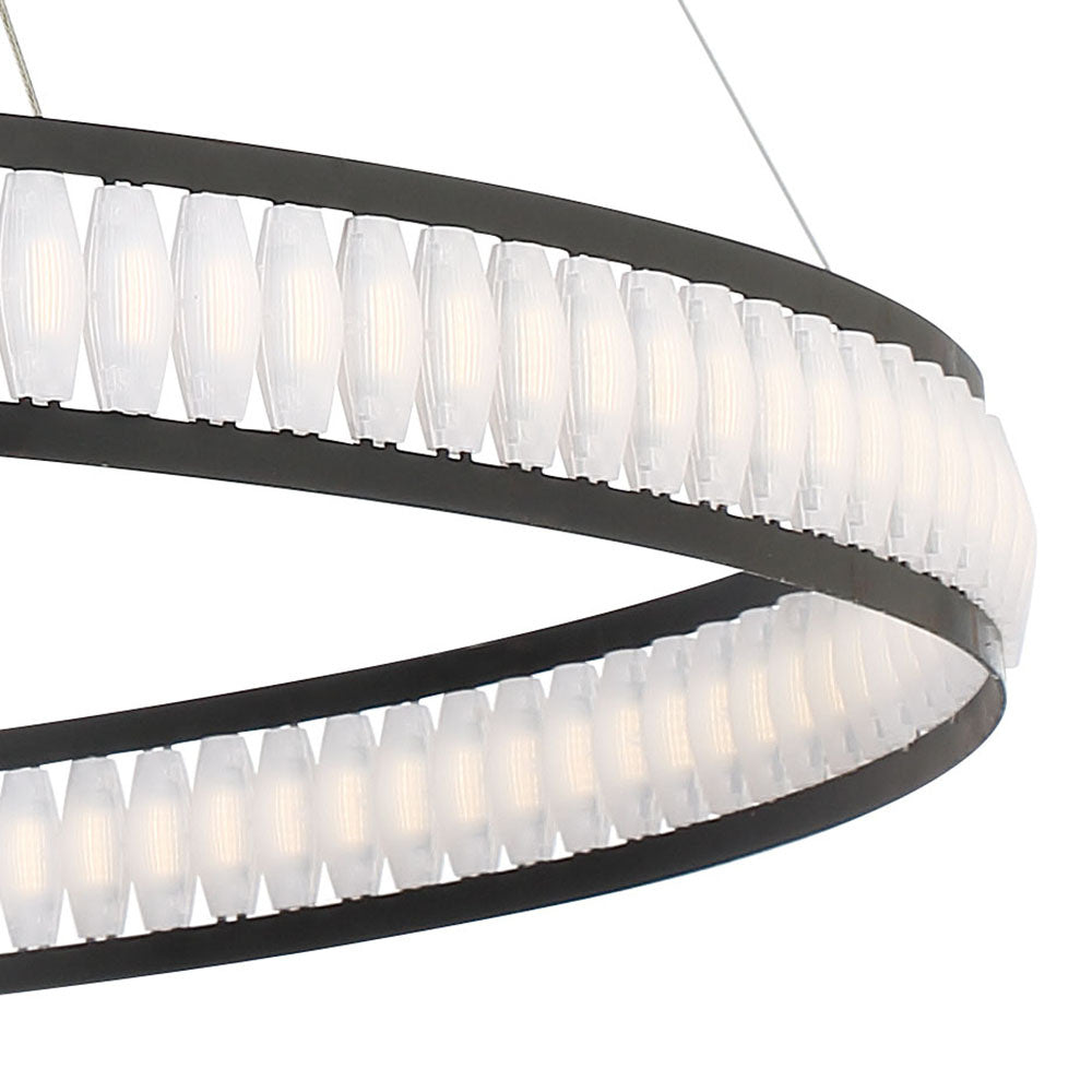 Forster 3-Tiers 3-Light 60" Integrated LED Grand Chandelier