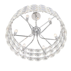 Perrene 6-Light 23" Pendant Chandelier