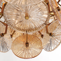 Sue-Anne 5-Tiers 27-Light 45" Grand Chandelier
