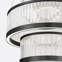 Empra 3-Tiers 3-Light 35" Integrated LED Grand Chandelier