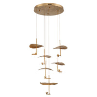 Lagatto 6-Light 26" Integrated LED Multi Drop Chandelier
