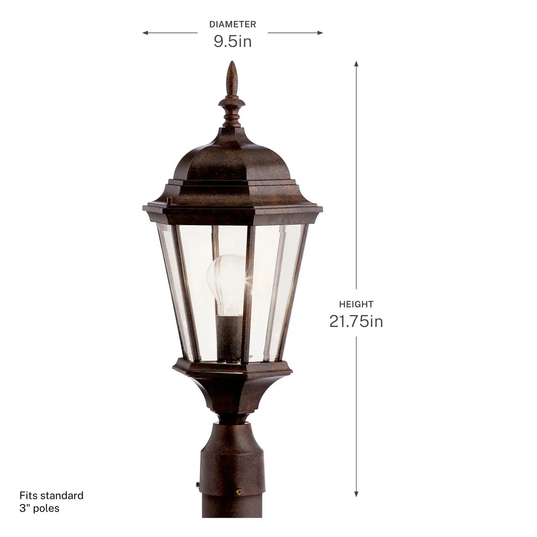 Madison Outdoor Post Mt 1Lt