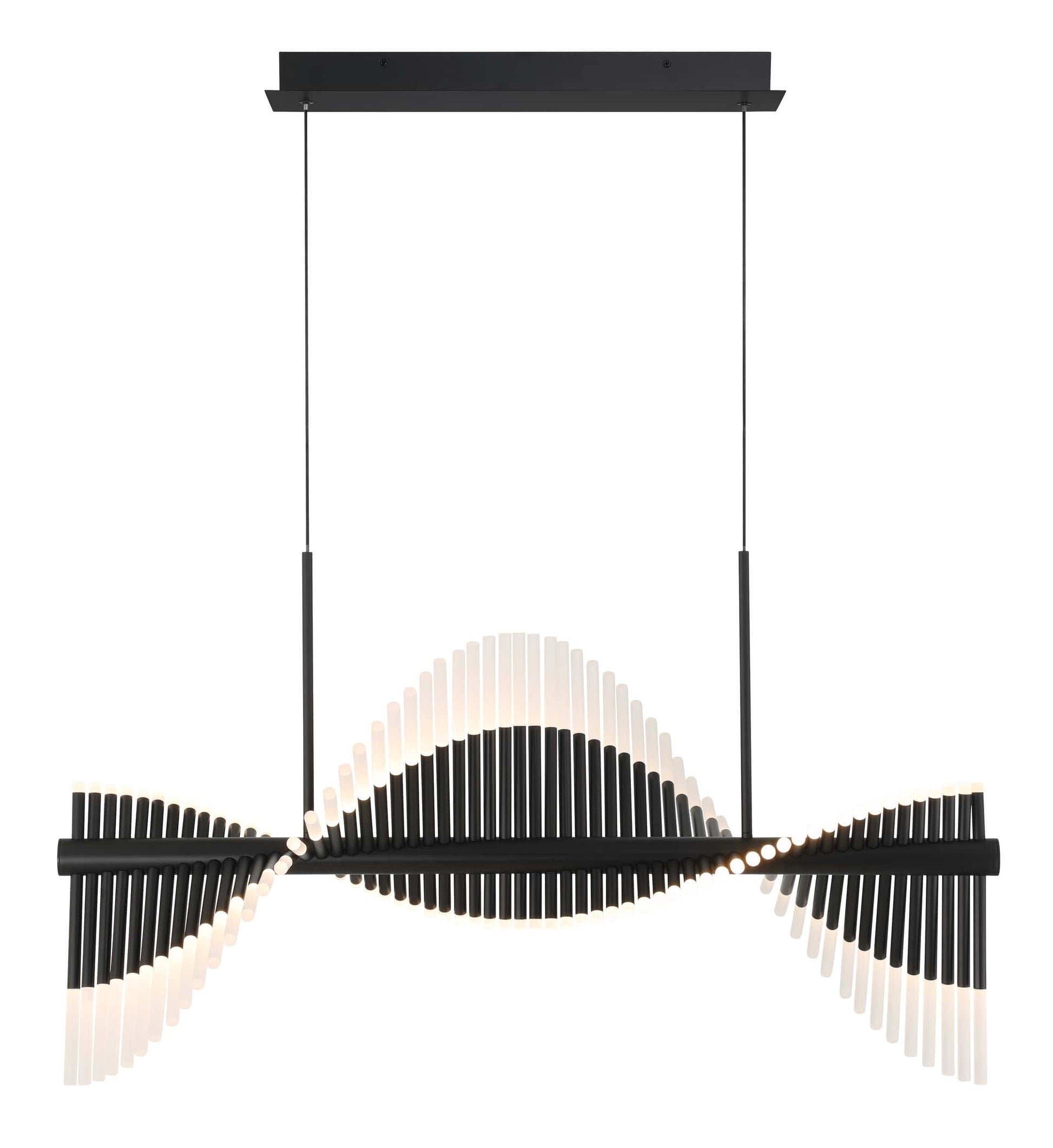 Voltik 60-Light 40" Integrated LED Linear Chandelier