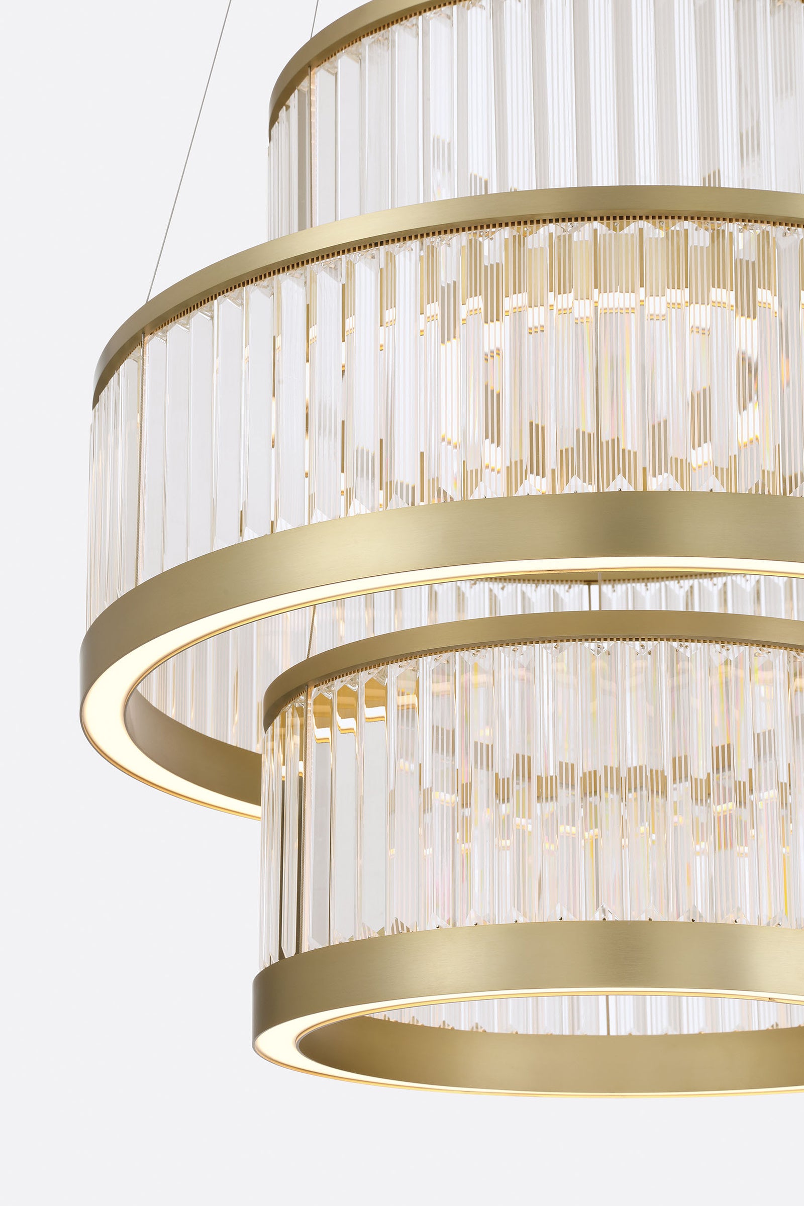 Empra 3-Tiers 3-Light 35" Integrated LED Grand Chandelier