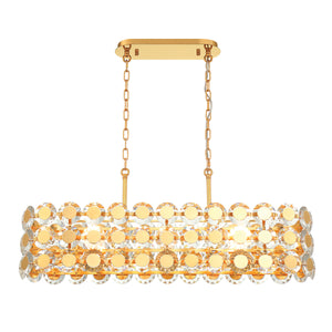 Perrene 8-Light 40" Linear Chandelier