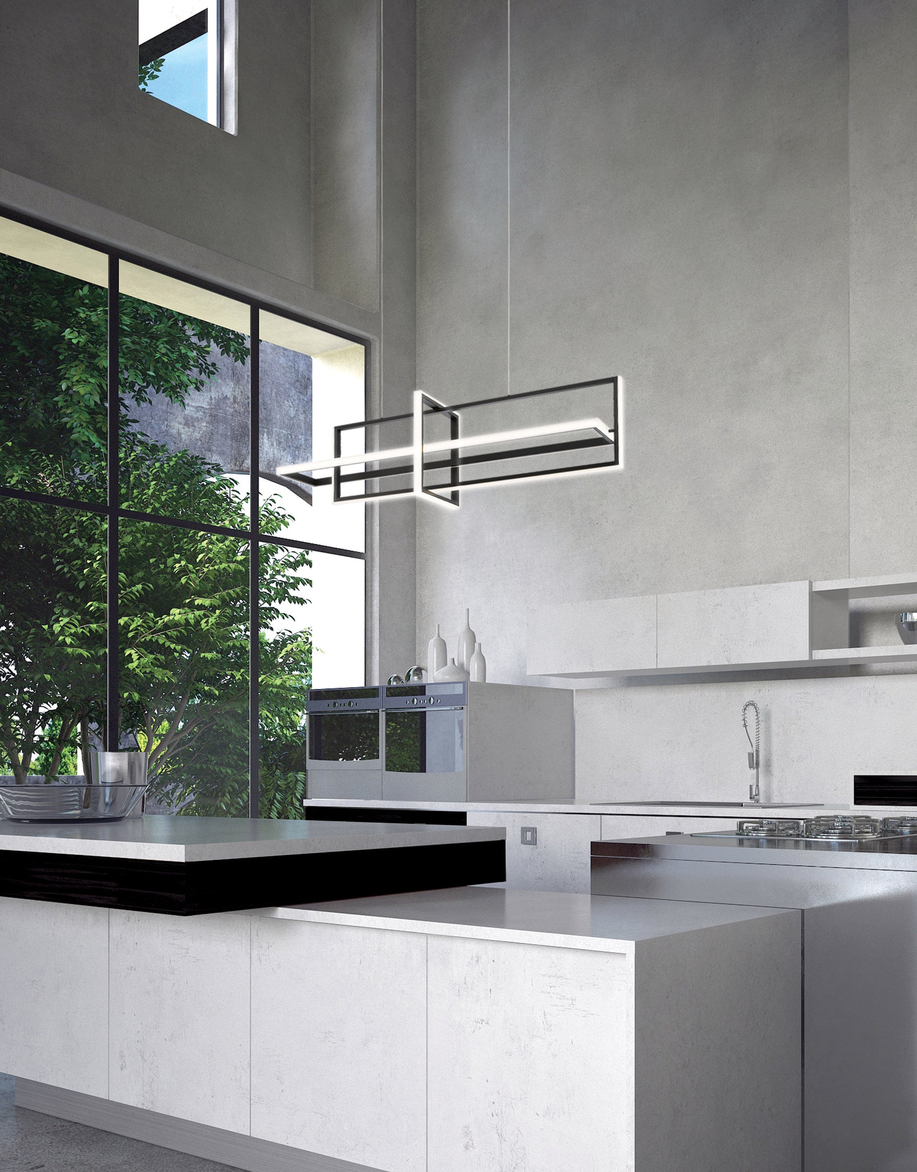 Bordo 3-Light 56" Integrated LED Grand Chandelier