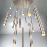 Santana 18-Light 24" Integrated LED Multi Drop Chandelier