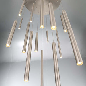 Santana 18-Light 24" Integrated LED Multi Drop Chandelier