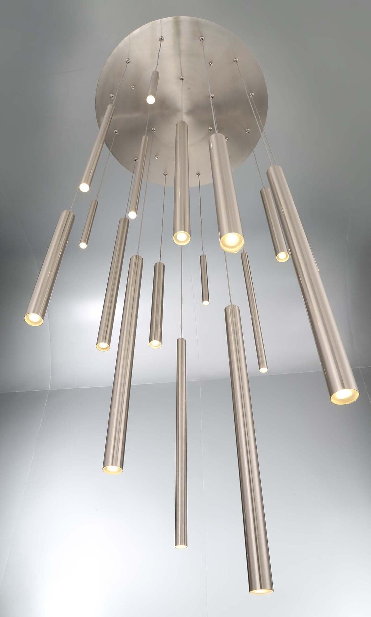 Santana 18-Light 24" Integrated LED Multi Drop Chandelier