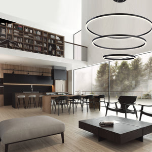 Spunto 3-Tiers 3-Light 61" Integrated LED Grand Chandelier