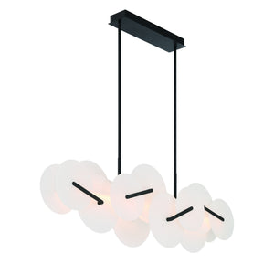 Nuvola 56" Integrated LED Linear Chandelier