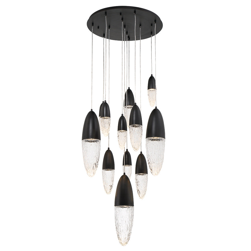 Ecrou 12-Light 30" Multi Drop Chandelier