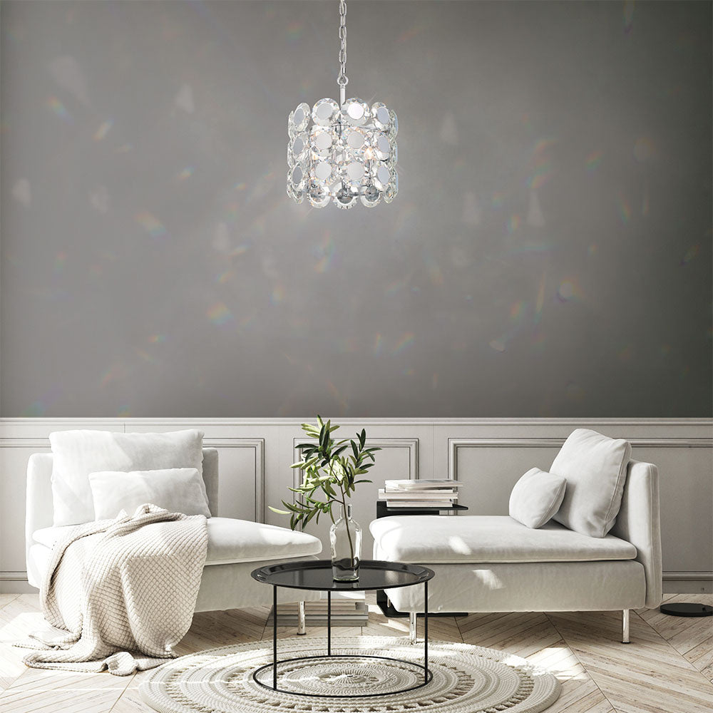 Perrene 3-Light 14" Pendant Chandelier