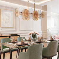 Sue-Anne 8-Light 57" Linear Chandelier