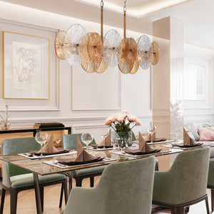Sue-Anne 8-Light 57" Linear Chandelier