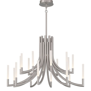 Olette 2-Tiers 20-Light 42" Integrated LED Grand Chandelier