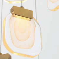 Paget 9-Light 20" Integrated LED Multi Drop Chandelier