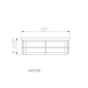 Bensa 13" Integrated LED Outdoor Flush Mount