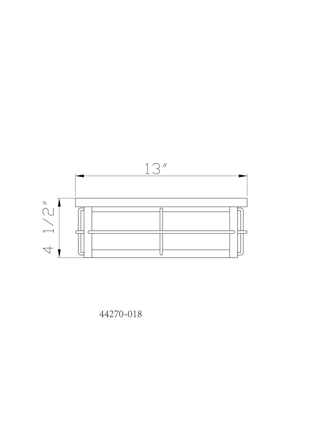 Bensa 13" Integrated LED Outdoor Flush Mount