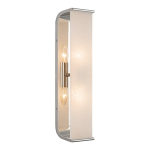 Abbott 19-in Vintage Brass/Alabaster 2 Lights Wall/Vanity