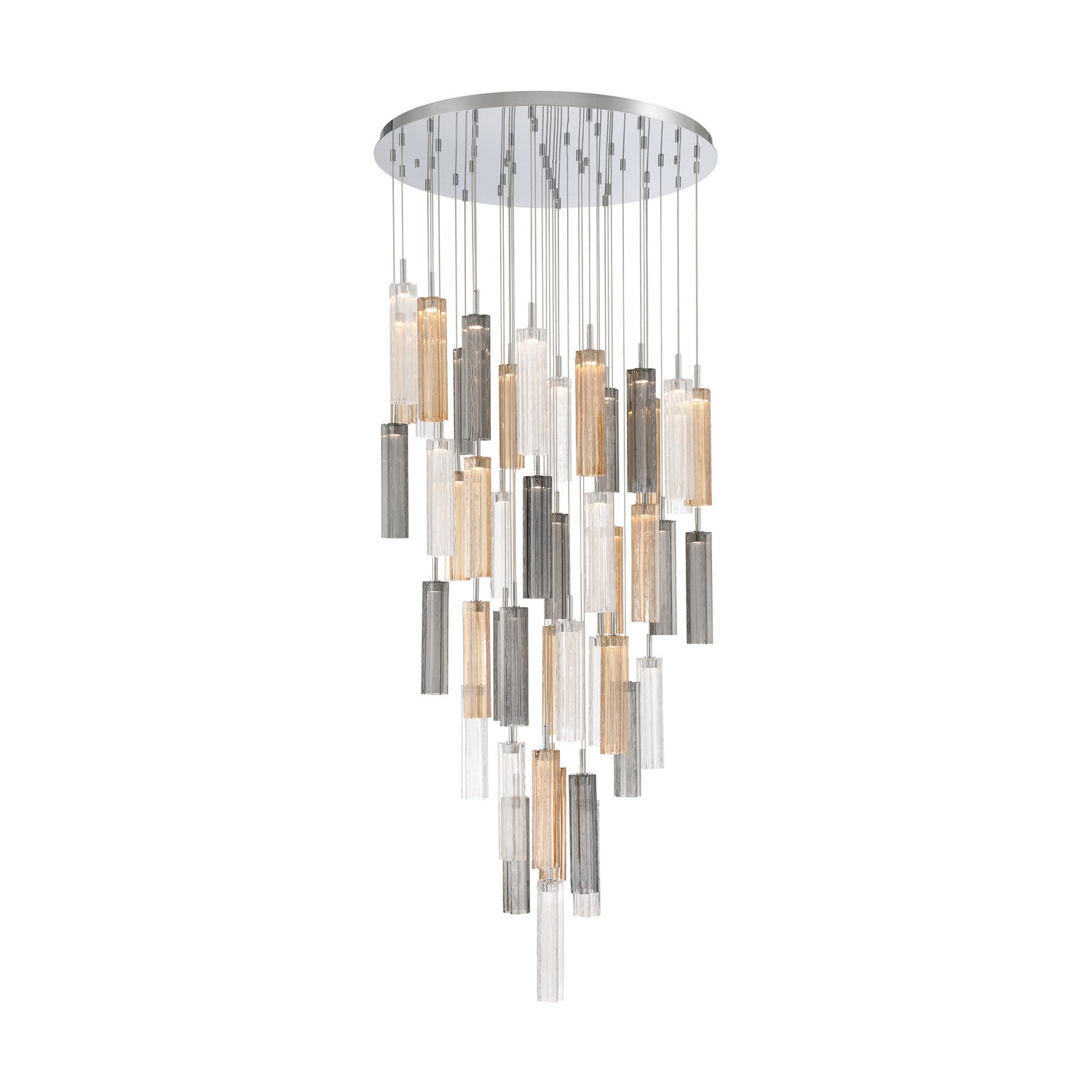Addis 36" Integrated LED Multi-Light Pendant