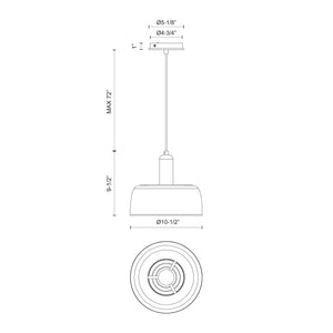 Adriano 10-in Pendant