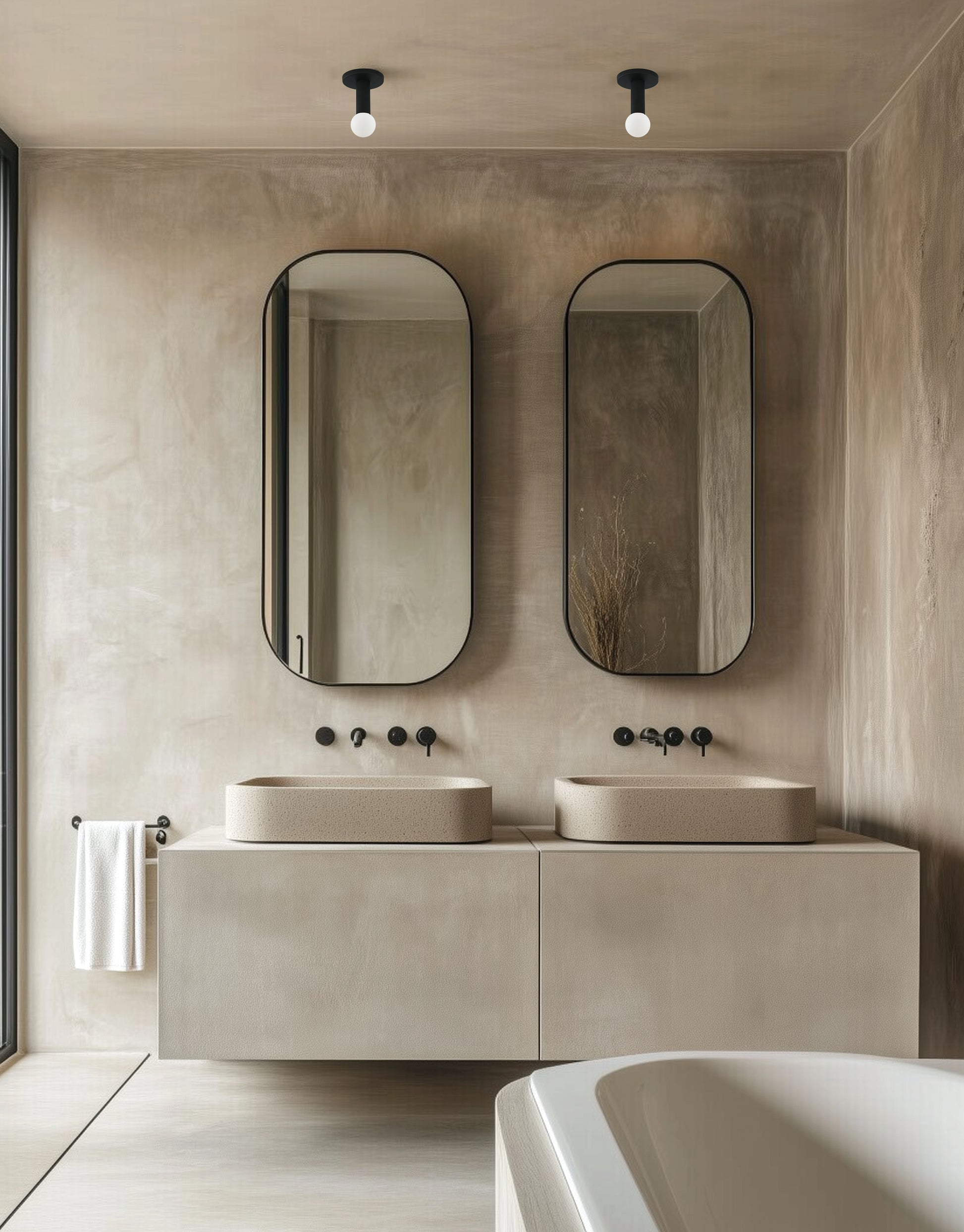 Adams 4.75-in Flush mount
