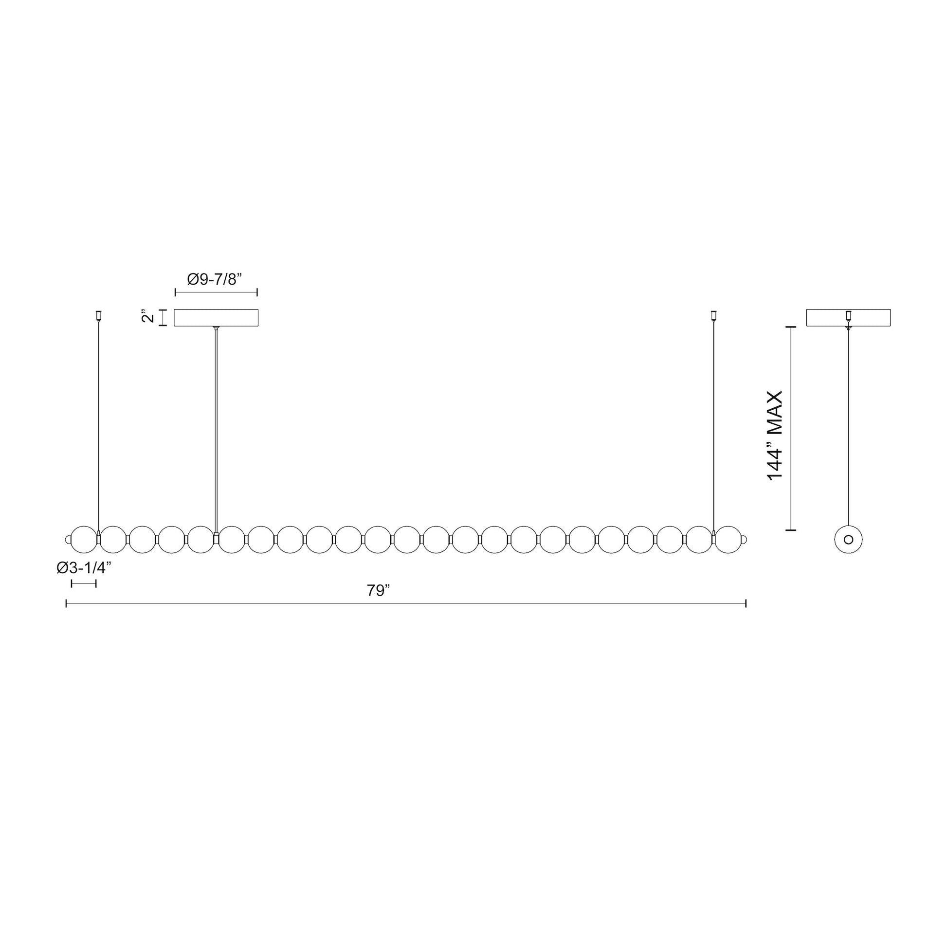 Akoya 23 Light Chrome LED Chandeliers