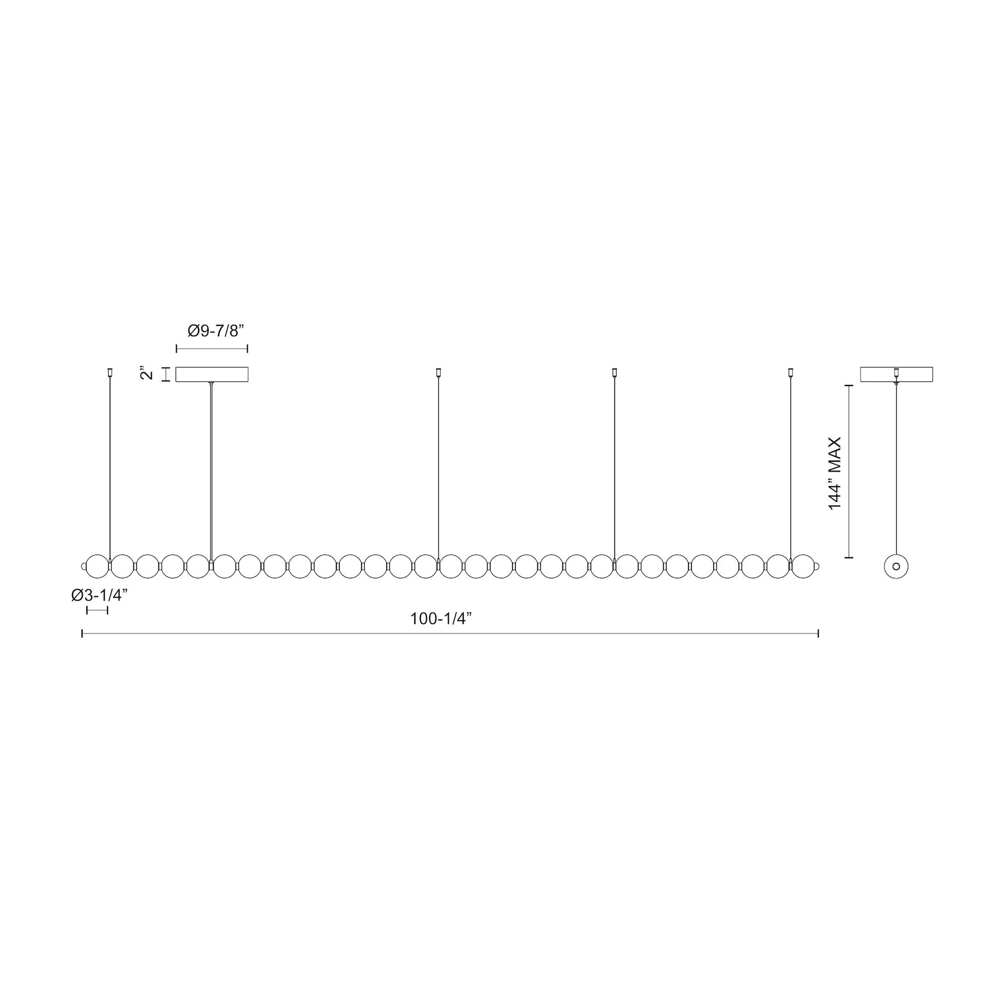 Akoya 29 Light Chrome LED Chandeliers