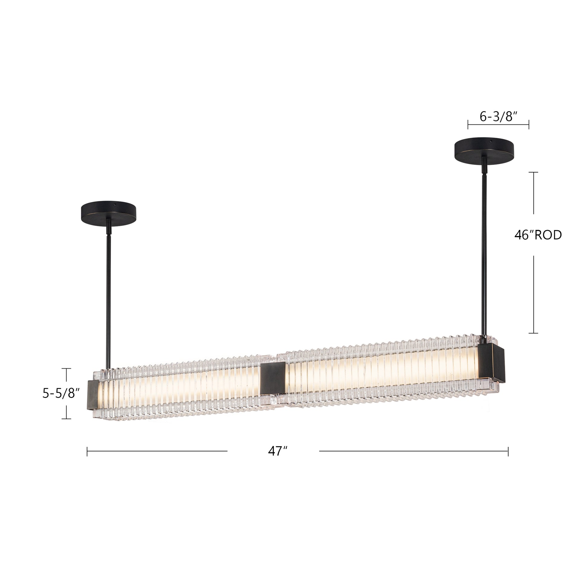 Alai 47-in Linear Pendant