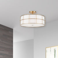 Alcala 16-in Semi-Flush