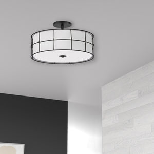 Alcala 16-in Semi-Flush