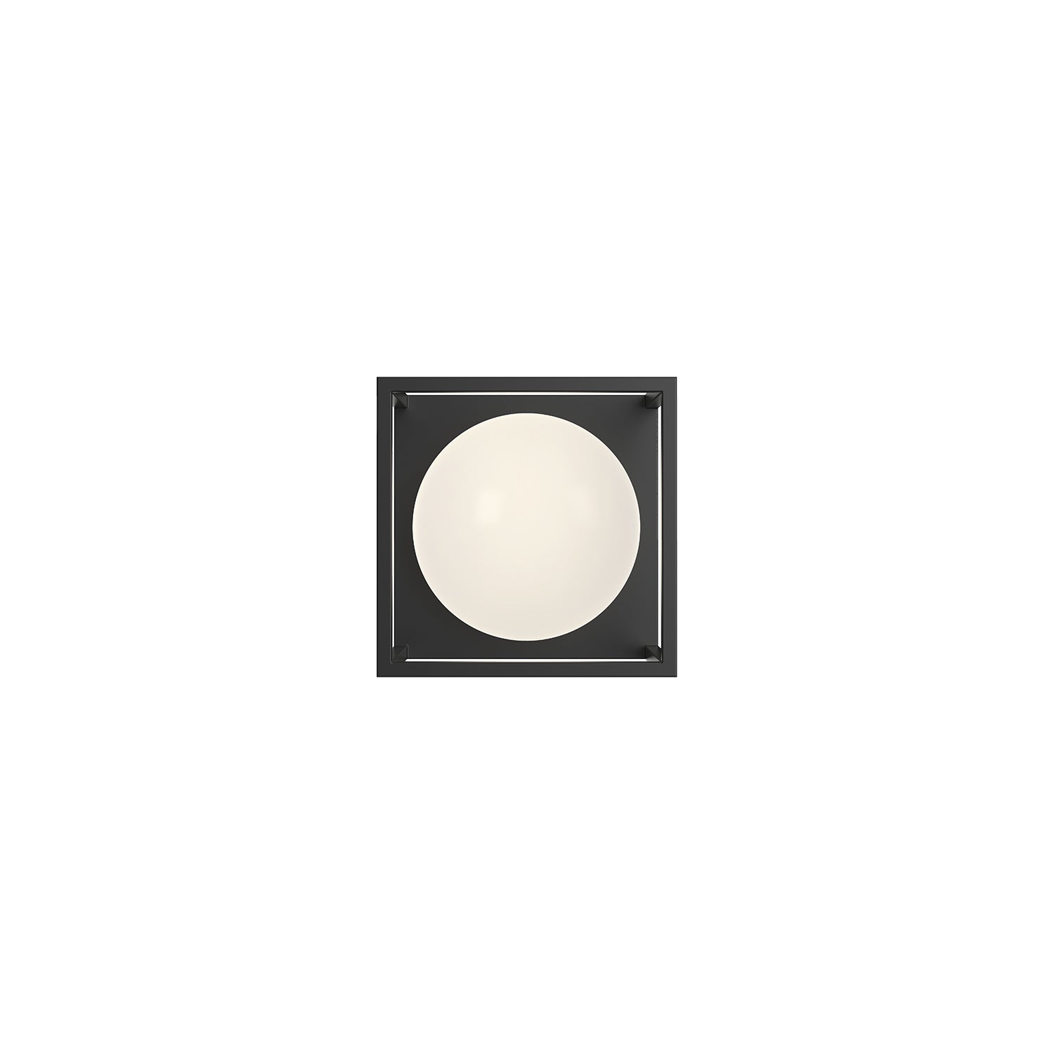 Amelia 6-in Black 1 Light Exterior Wall Sconce