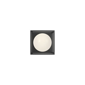 Amelia 6-in Black 1 Light Exterior Wall Sconce
