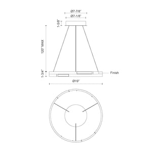 Anello Minor 19-in Pendant