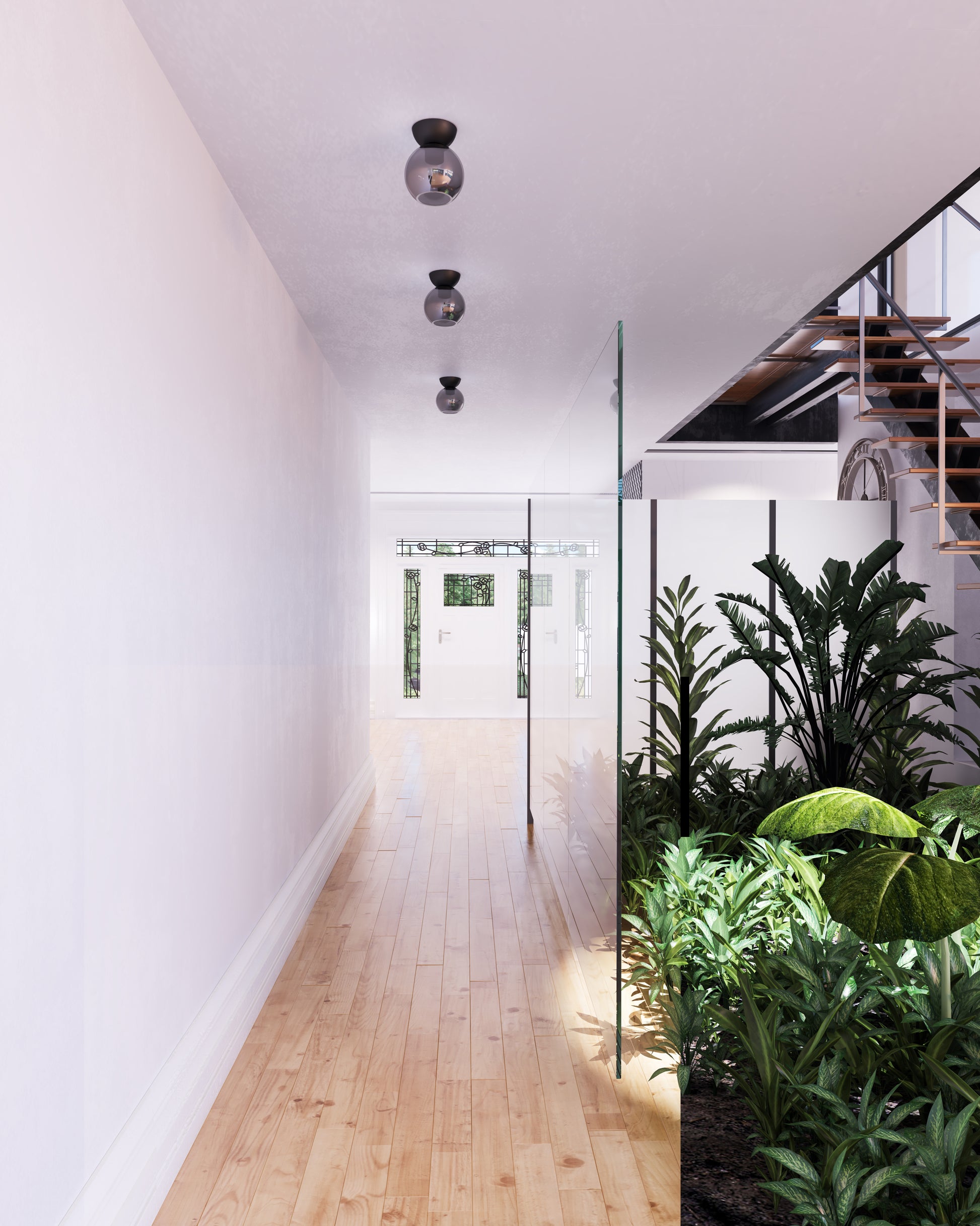 Arcadia 8-in Flush Mount